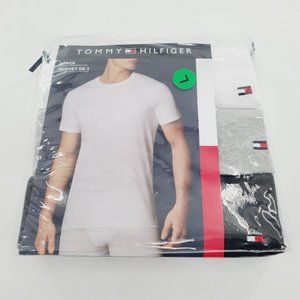 Tommy Hilfiger 3 Pack Classic Cotton Crew Neck Tee